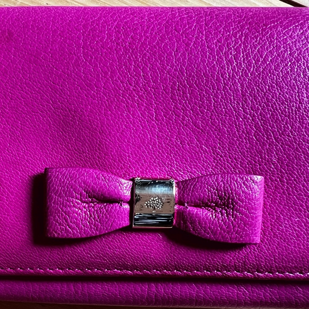 Mulberry Bifold Wallet Glossy Pink